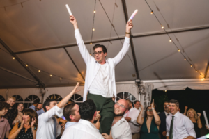 Energetic Crowd Dancing at New Jersey Wedding with DJ