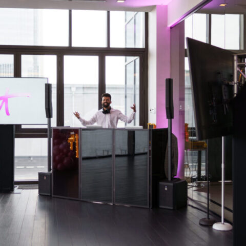 wedding dj booth