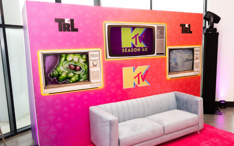 custom event designed lounge