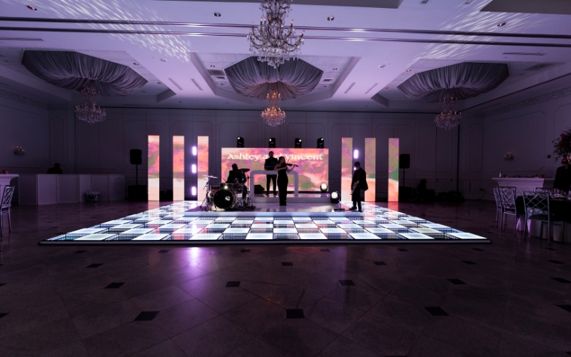 wedding DJ and live band production
