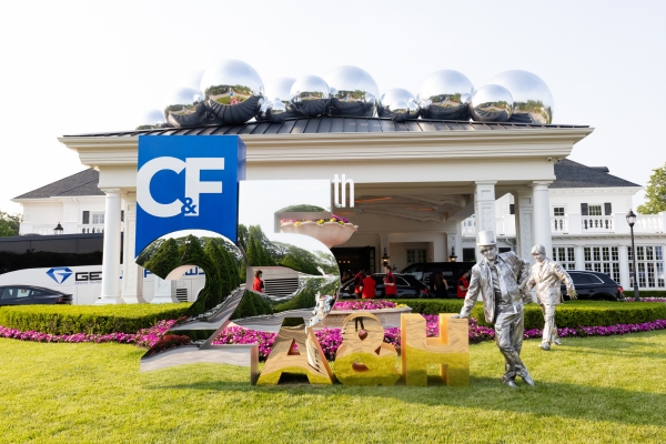 custom anniversary event fabrication display