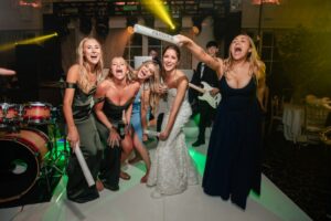 Gen Z crowd at wedding