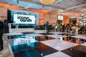 iconic candy LED video wall